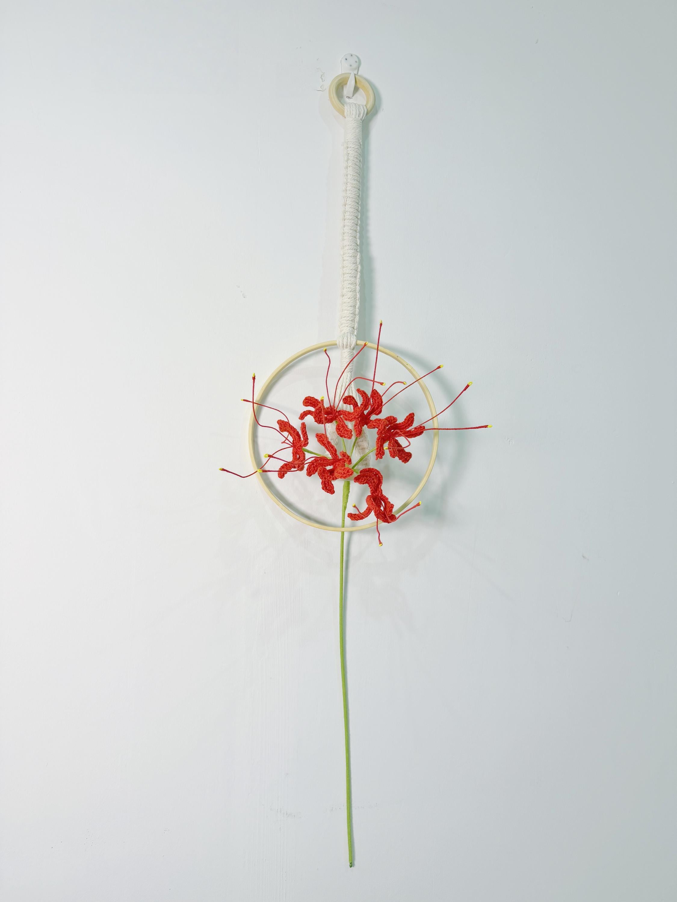 CrochetRecipe Crochet Flower Bouquet Macrame Wall Hanging Natural Cotton