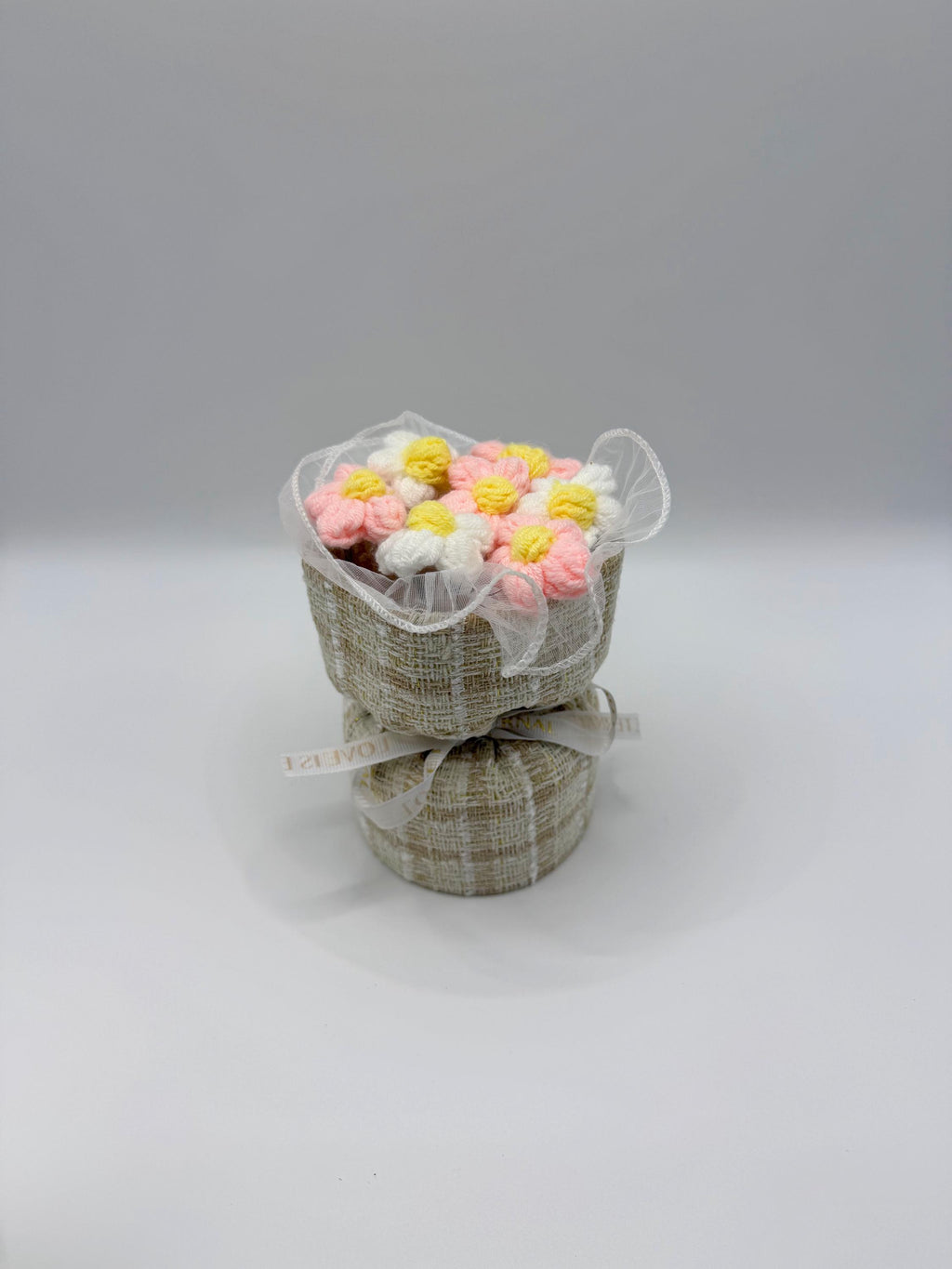 CrochetRecipe Handmade Crochet Mini Bouquet Cotton 8in