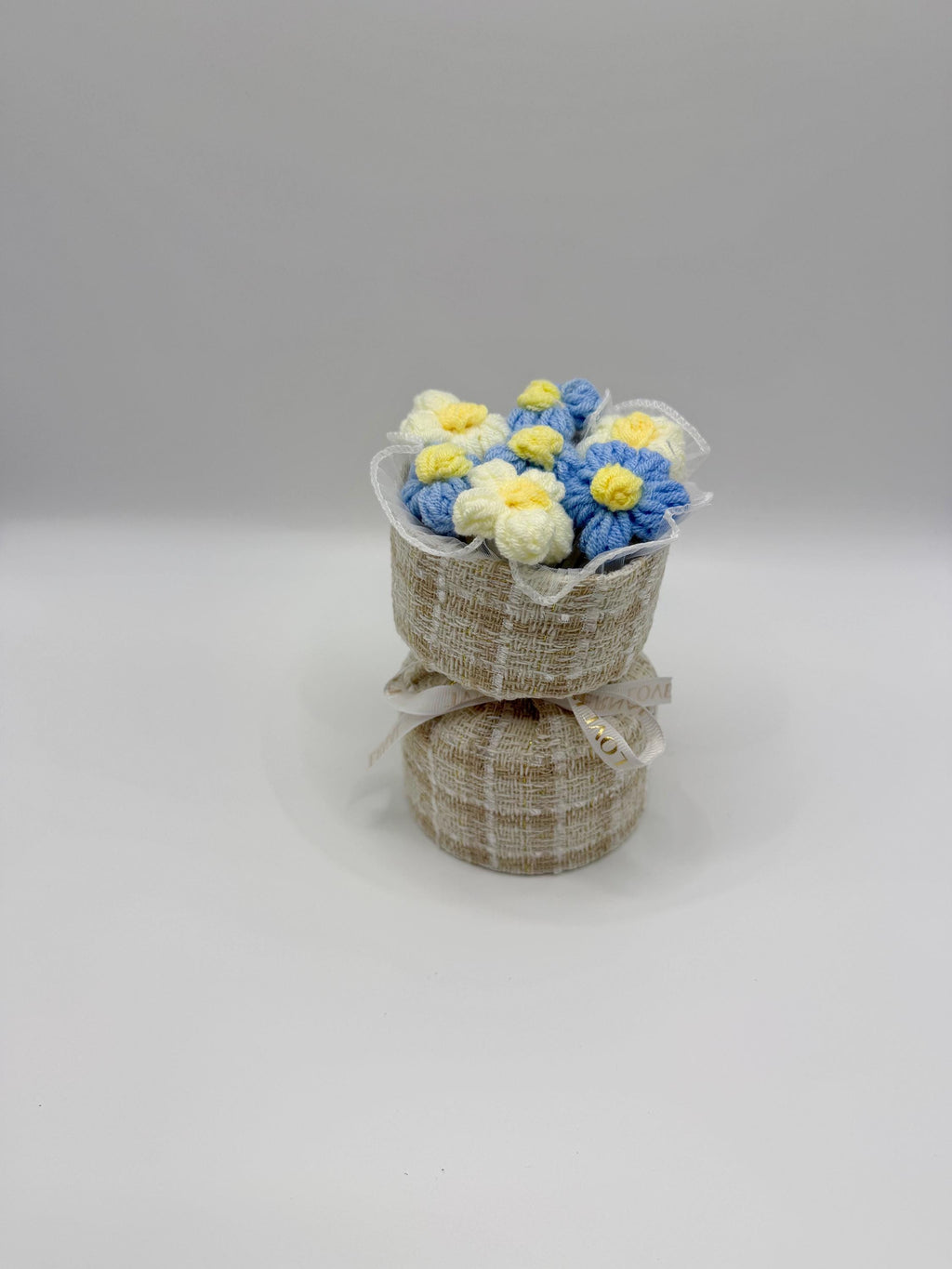 CrochetRecipe Handmade Crochet Mini Bouquet Cotton 8in