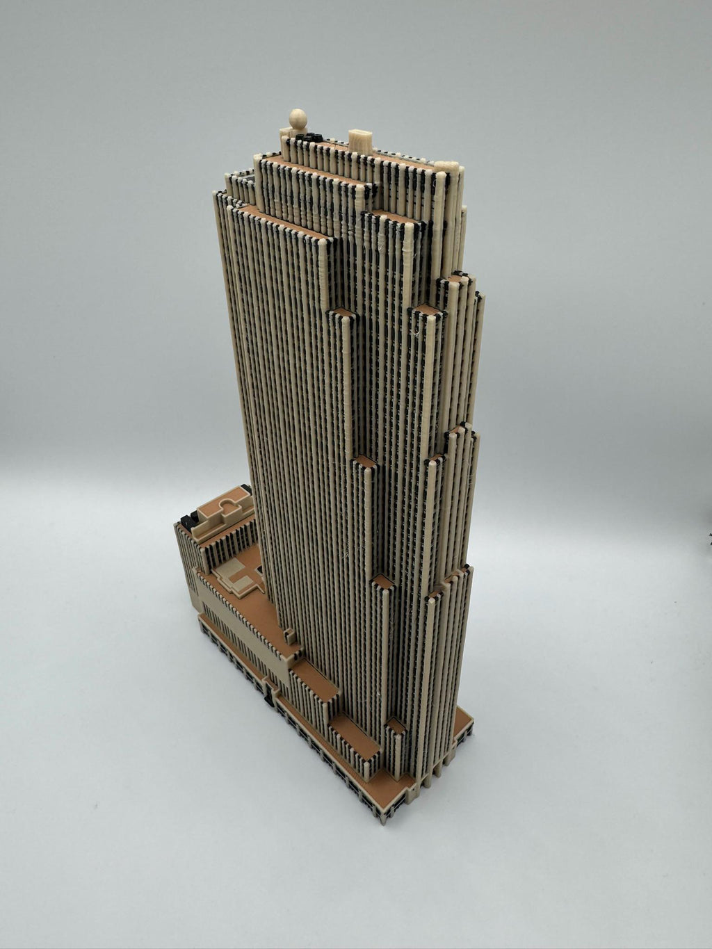 StarsoftheCity 30 Rockefeller Plaza Model 3D Printed Full Color
