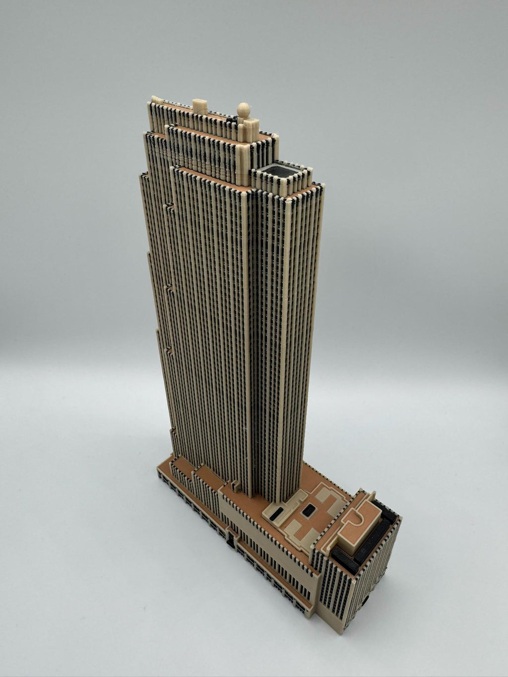 StarsoftheCity 30 Rockefeller Plaza Model 3D Printed Full Color