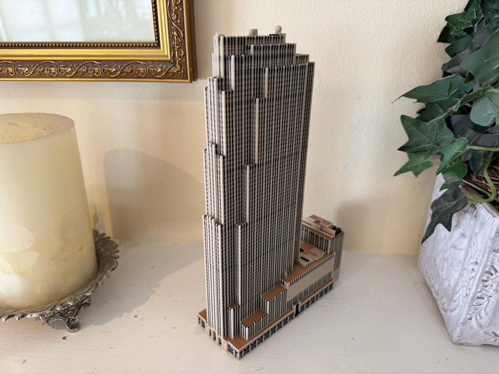 StarsoftheCity 30 Rockefeller Plaza Model 3D Printed Full Color