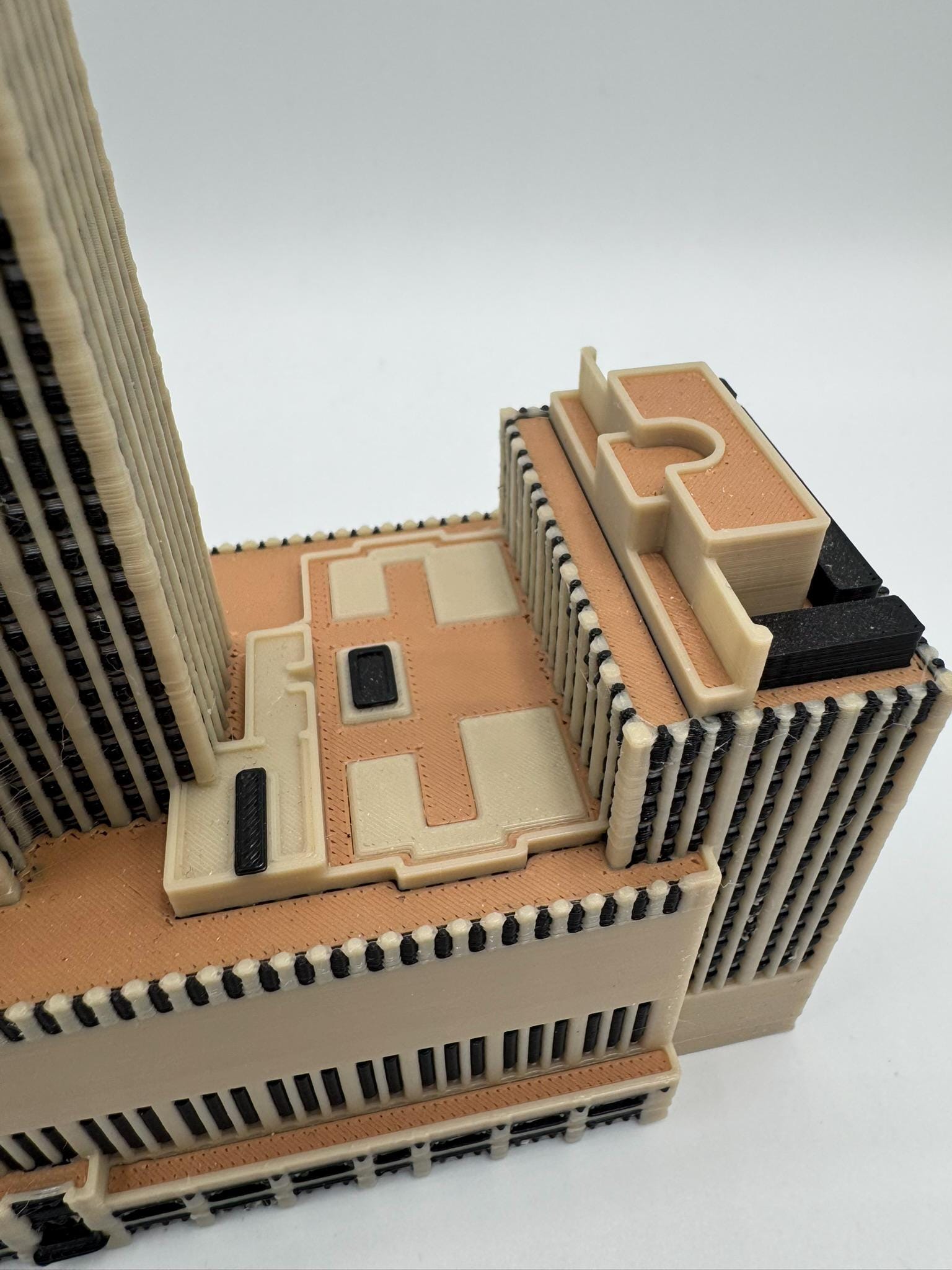 StarsoftheCity 30 Rockefeller Plaza Model 3D Printed Full Color