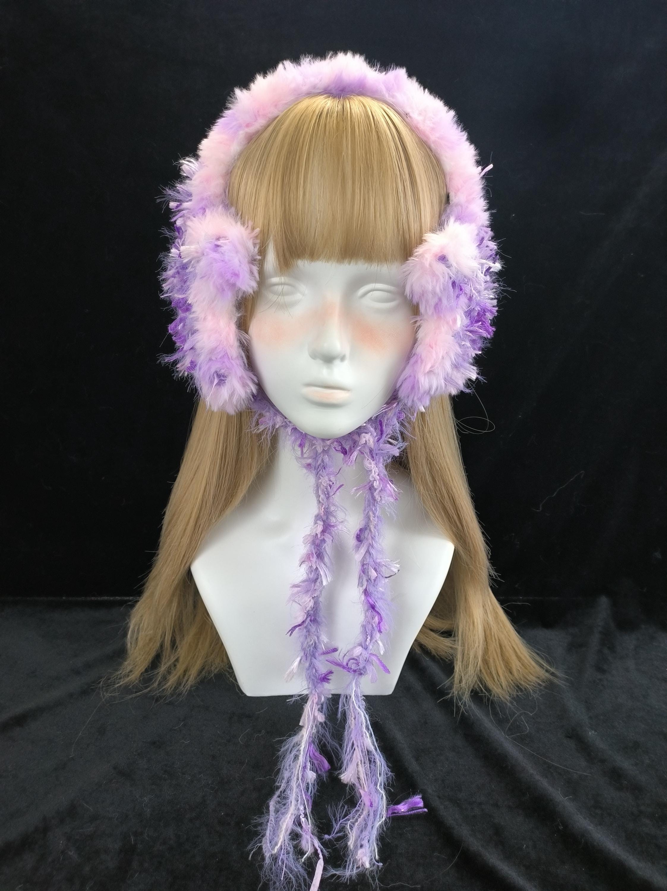Lavender Dream Plush Ear Muffs Headband