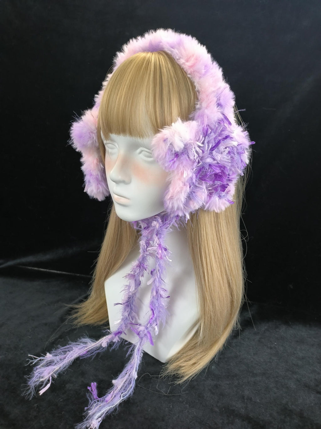 Lavender Dream Plush Ear Muffs Headband