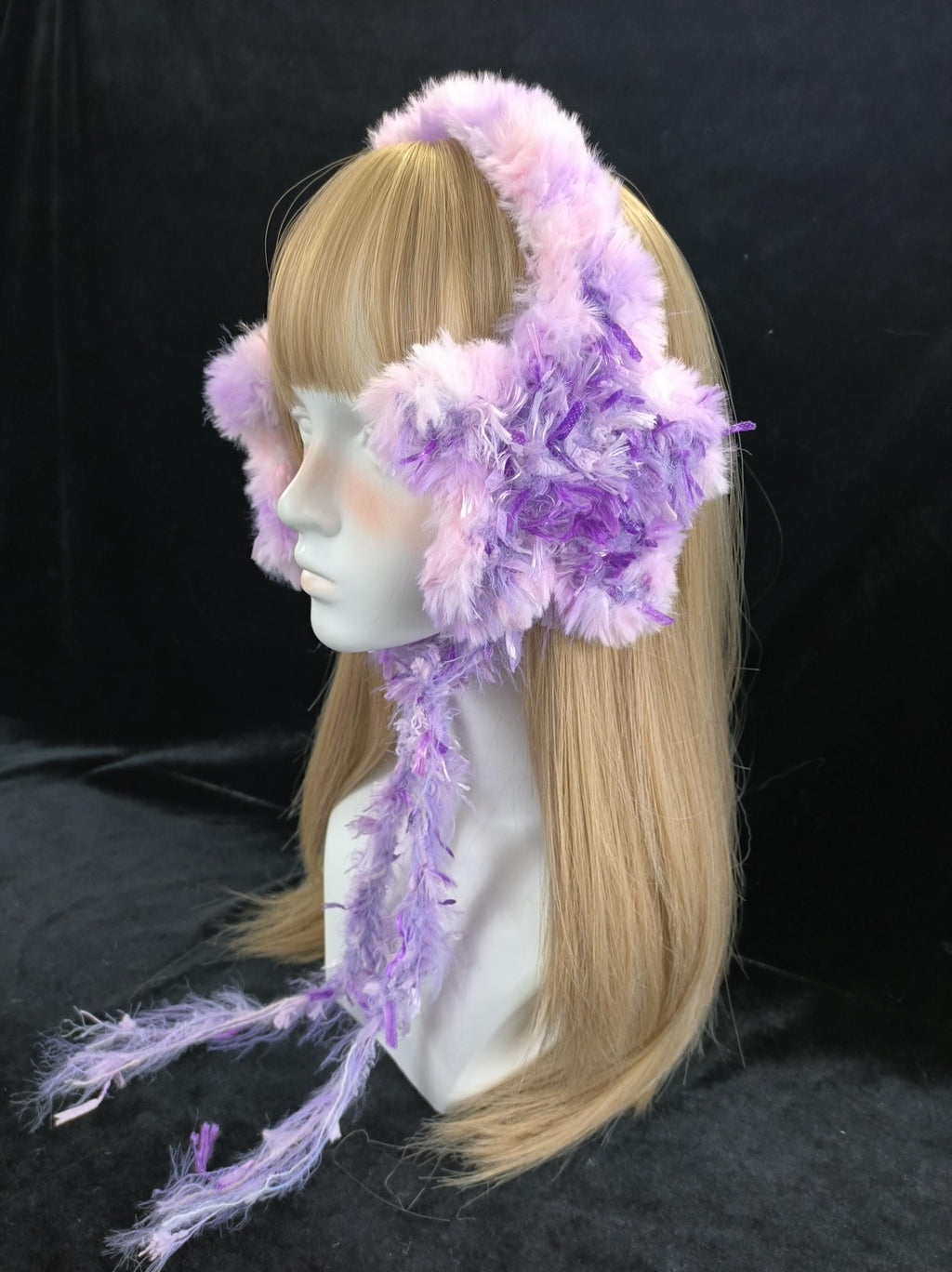 Lavender Dream Plush Ear Muffs Headband