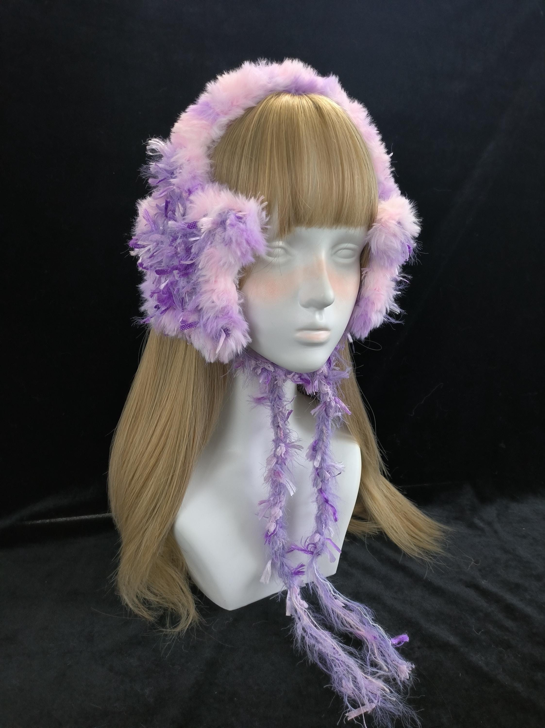 Lavender Dream Plush Ear Muffs Headband