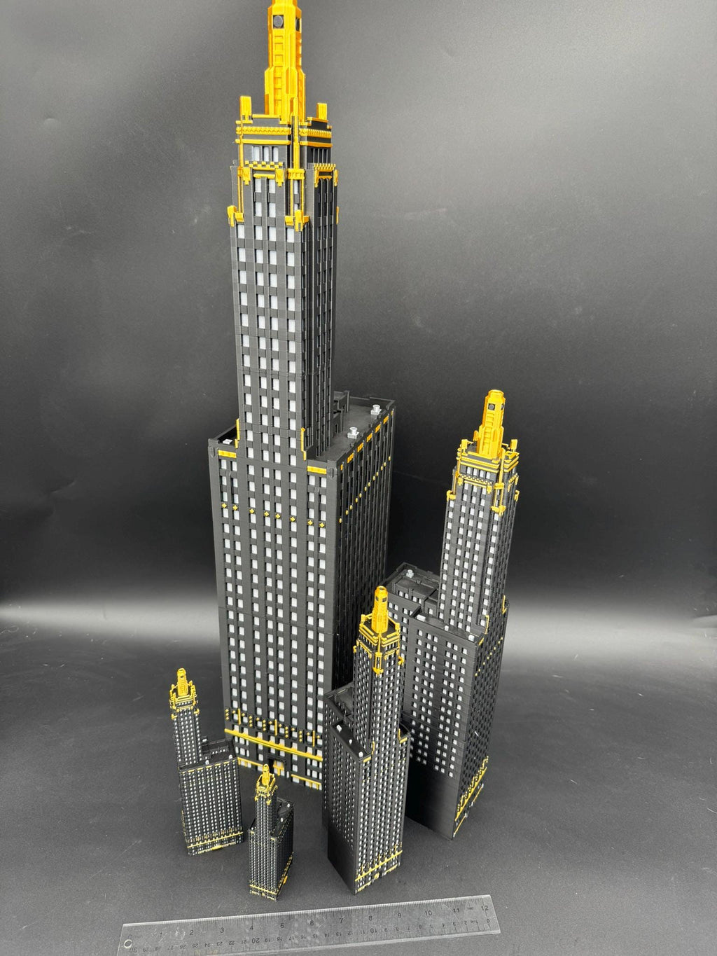 StarsoftheCity Carbide And Carbon Building Model 3D Printed Full Color