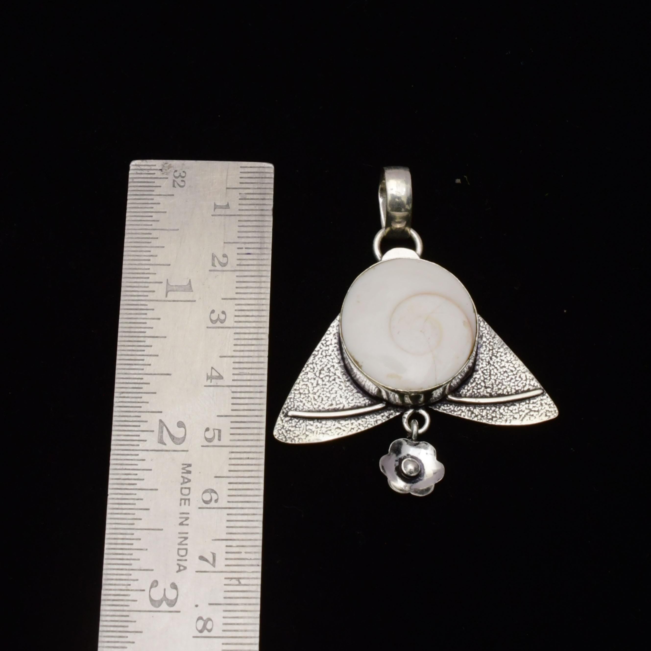 EkkJewels Handmade Shiva Eye Gemstone Pendant 925 Sterling Silver Necklace