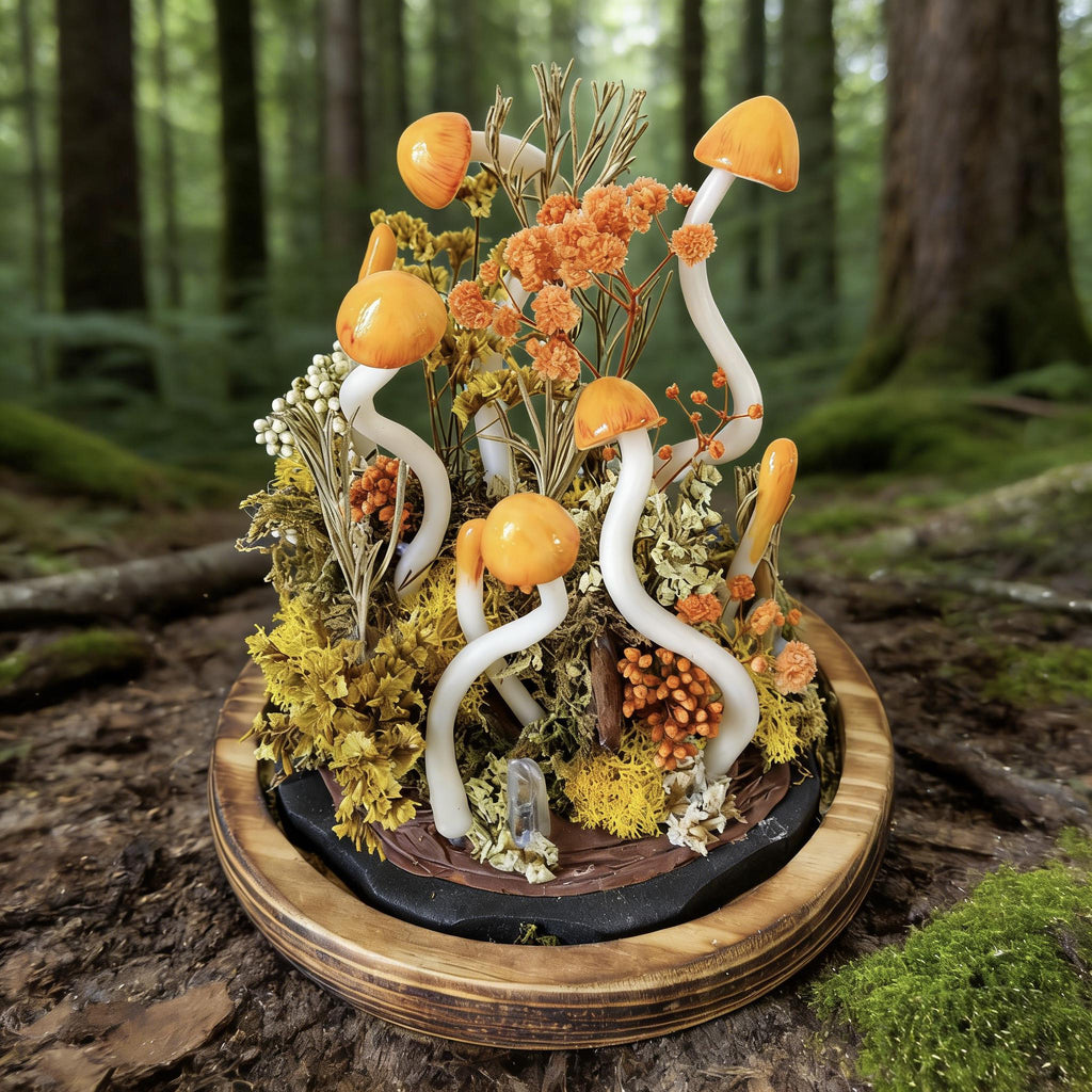 StarlitCarat Mushroom Night Light LED Table Lamp 6.3in