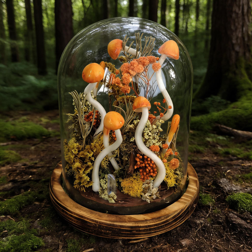 StarlitCarat Mushroom Night Light LED Table Lamp 6.3in