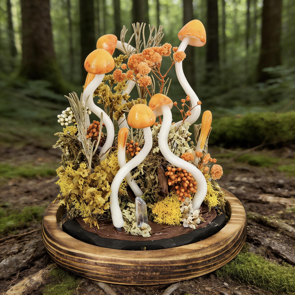 StarlitCarat Mushroom Night Light LED Table Lamp 6.3in