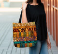 LELORESTORE Animal Print Canvas Tote Bag Leopard Tiger Pattern