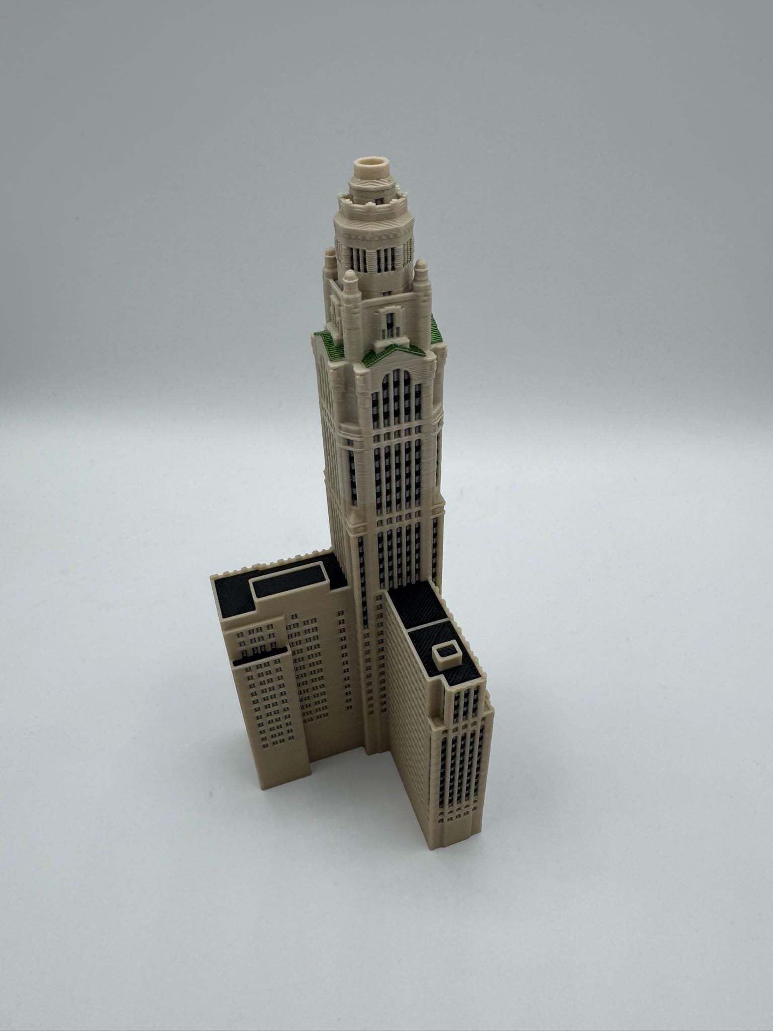 StarsoftheCity LeVeque Tower 3D Printed Full Color Model