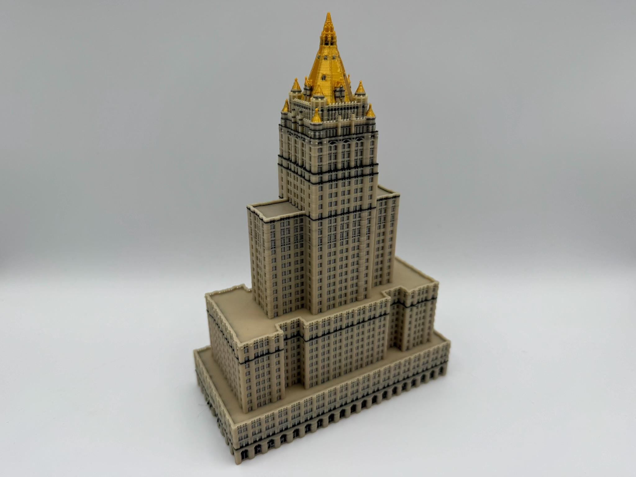 StarsoftheCity New York Life Building 3D Printed Model Full Color