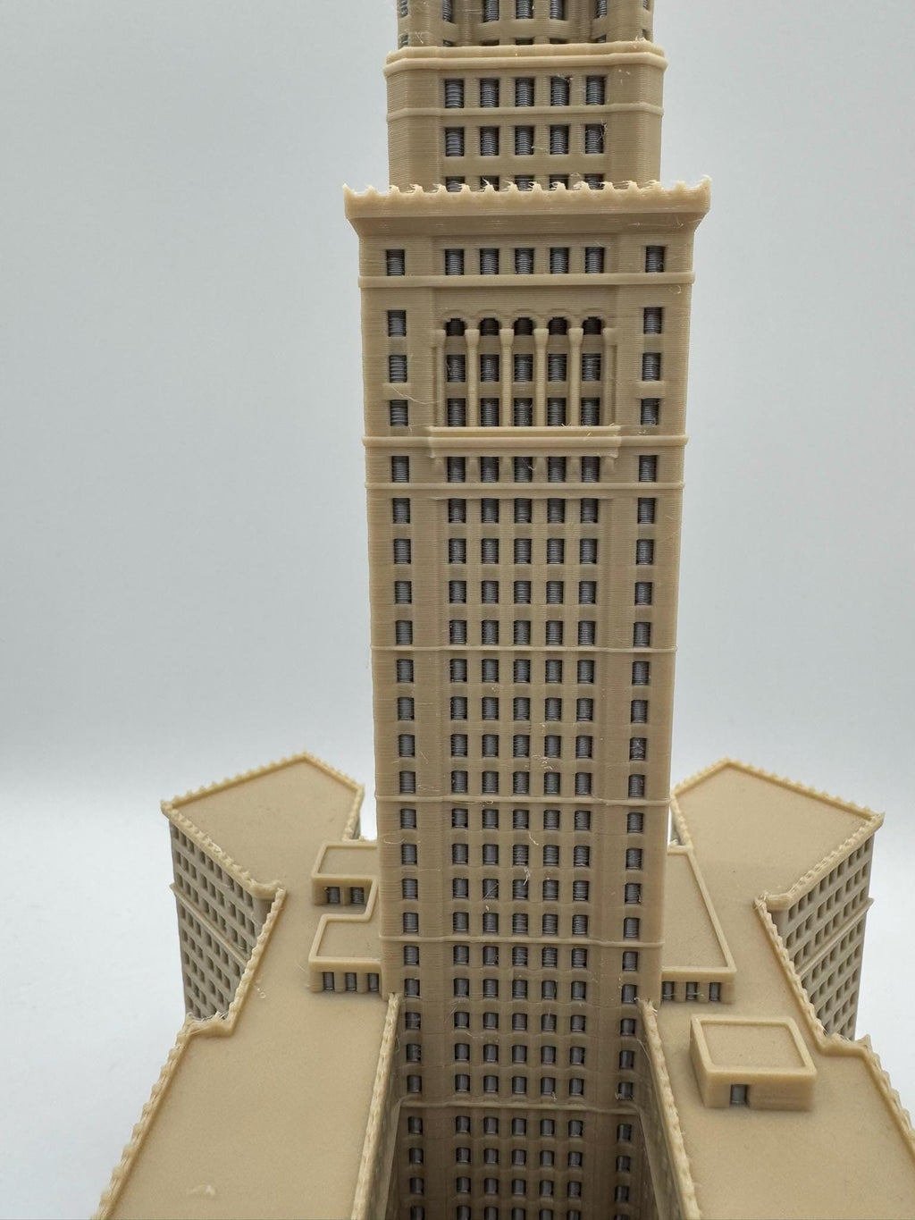 StarsoftheCity Terminal Tower 3D Printed Full Color Model 1:1000 Scale 8.25in