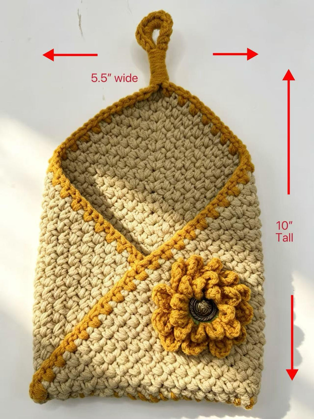 Handmade Crochet Wall Hanging Holder
