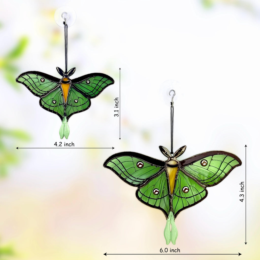 Mini Monarch Butterfly Suncatcher, Stained Glass Car Accessory, Window Hangings, Unique Gift for Mom, Handmade Home Decor, Small Decor