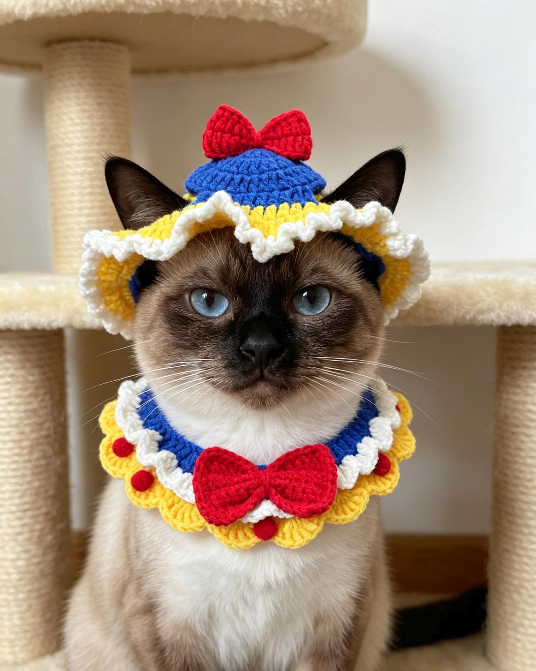 CrochetRecipe Handmade Crochet Pet Collar Cottagecore Pastel Necklace