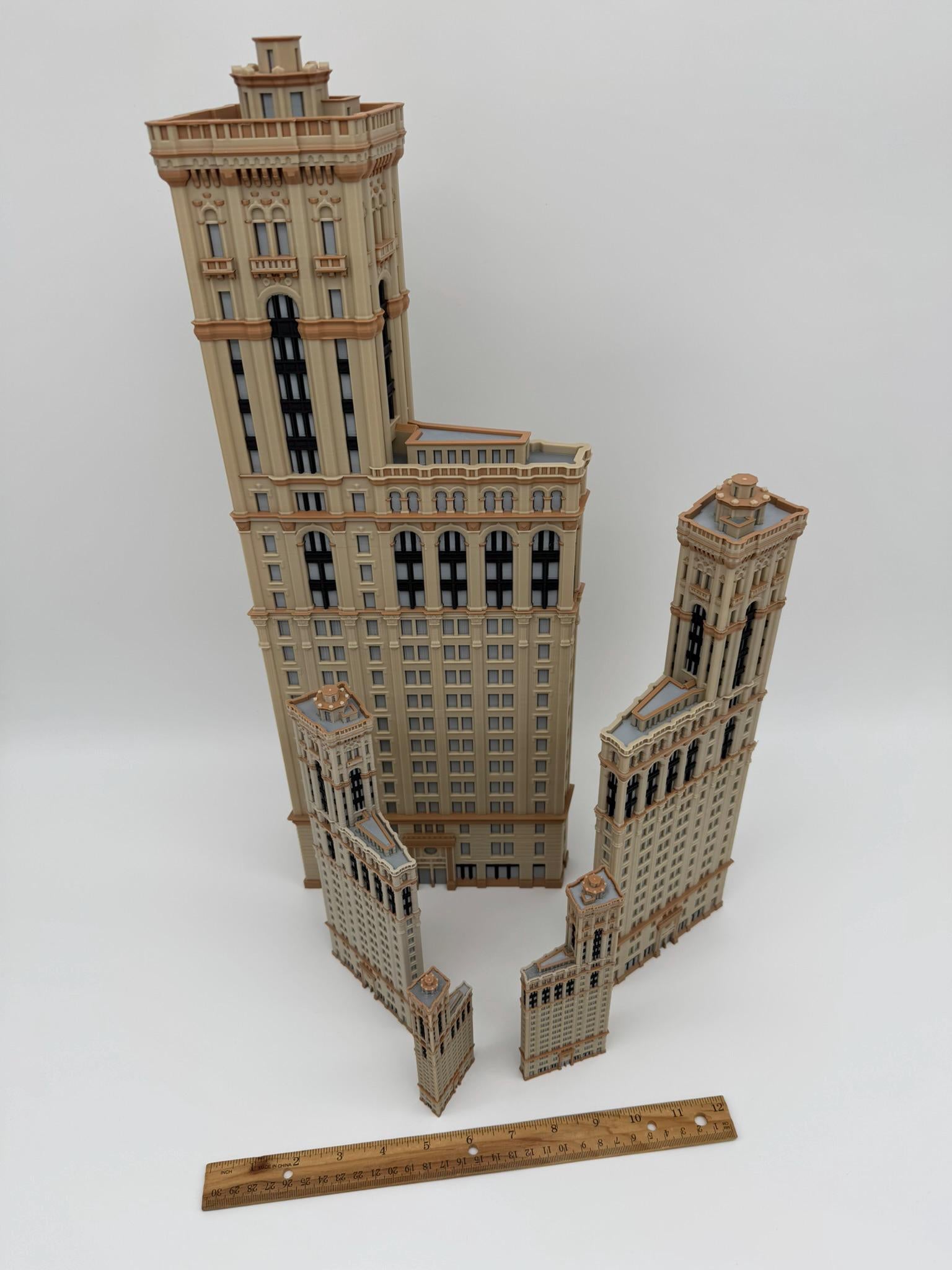 StarsoftheCity One Times Square Model 3D Printed Full Color Sculpture