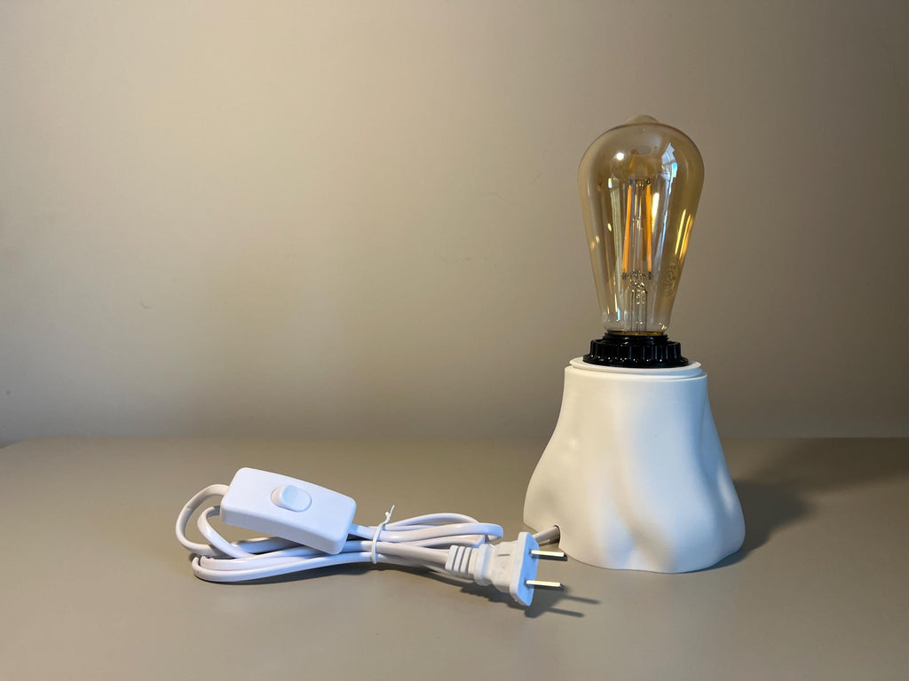 Boston Homestudio 12 Inch Mushroom Table Lamp E26 Bulb Included White