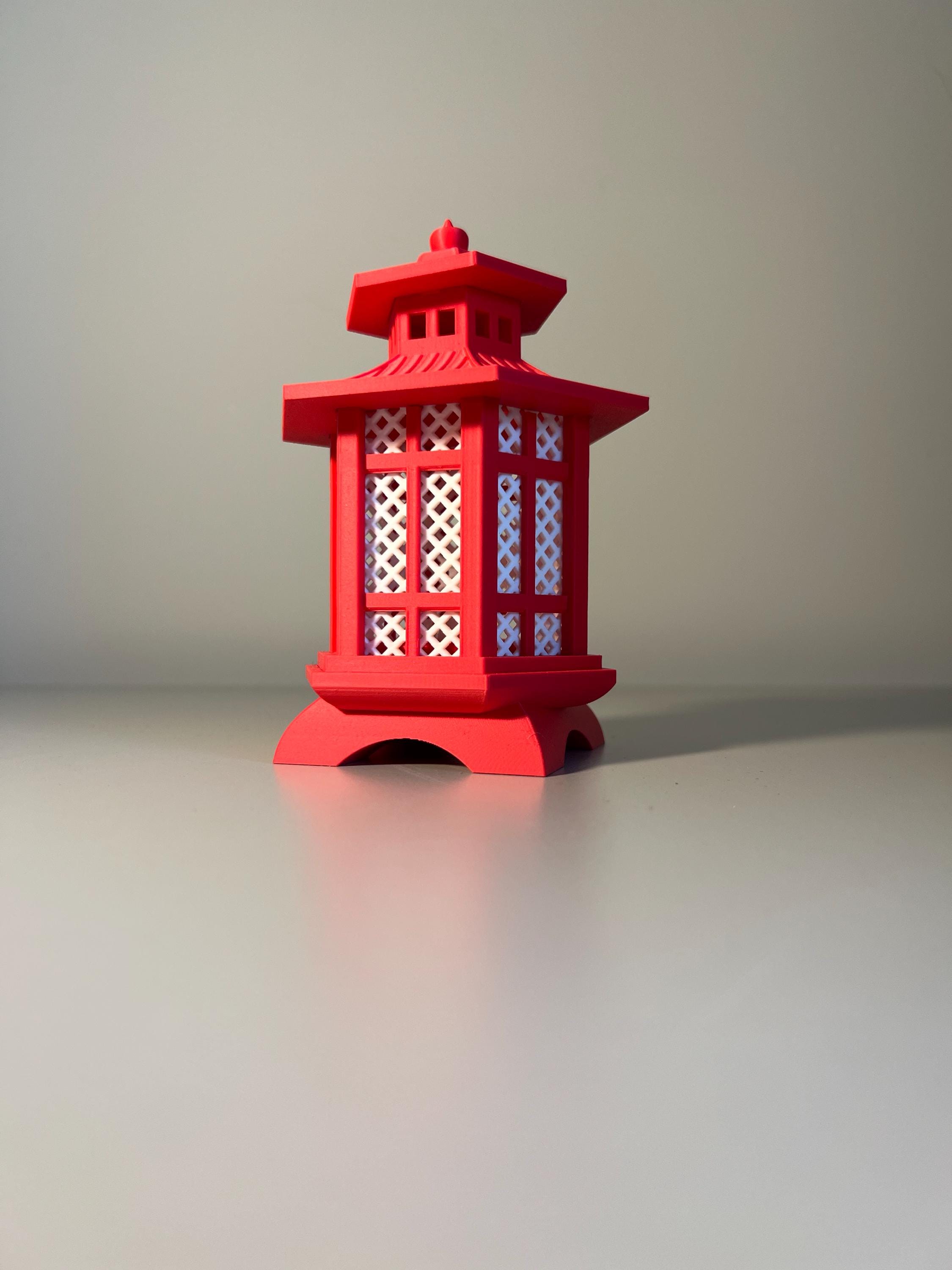 Bostonhomestudio Japanese Pagoda Lantern Tealight Candle Holder Zen Decor