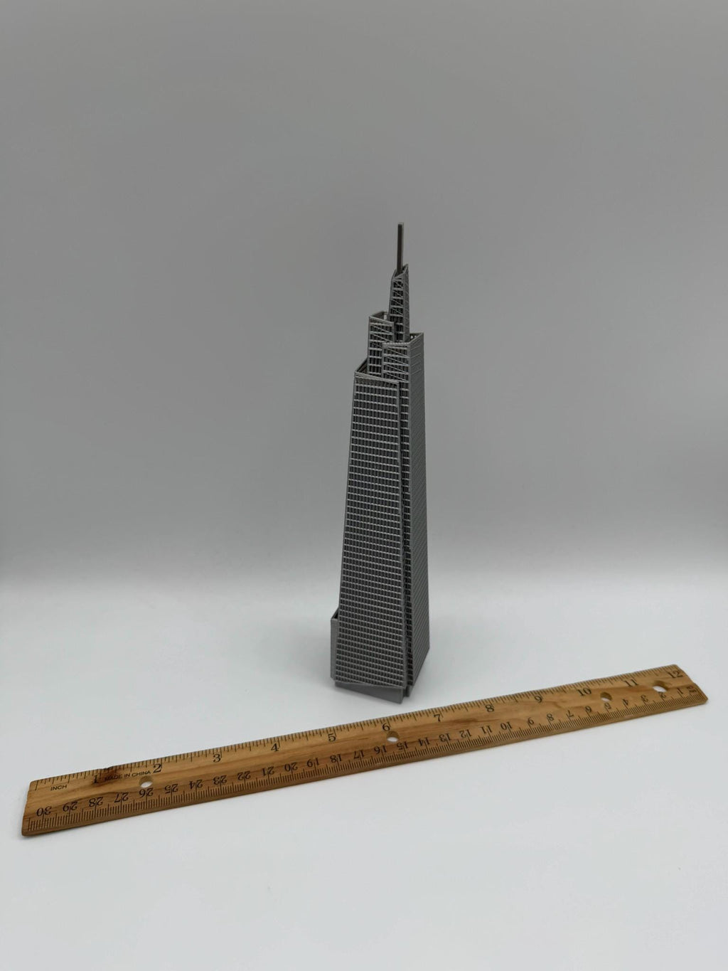 StarsoftheCity One Vanderbilt 3D Printed Skyscraper Model Silver