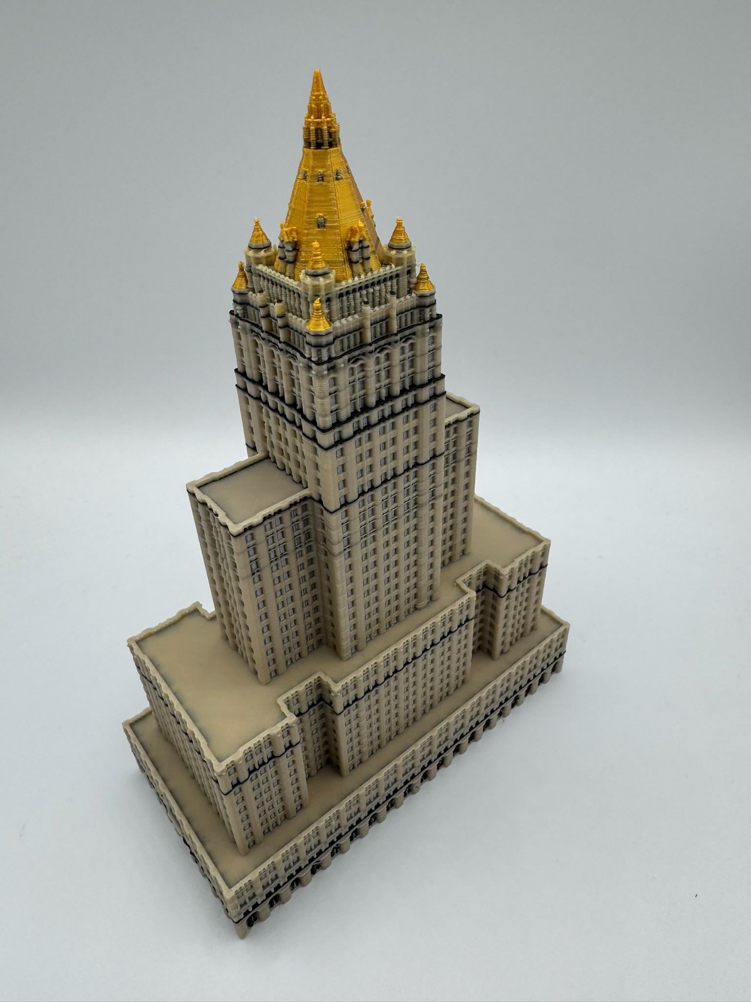StarsoftheCity New York Life Building 3D Printed Model Full Color