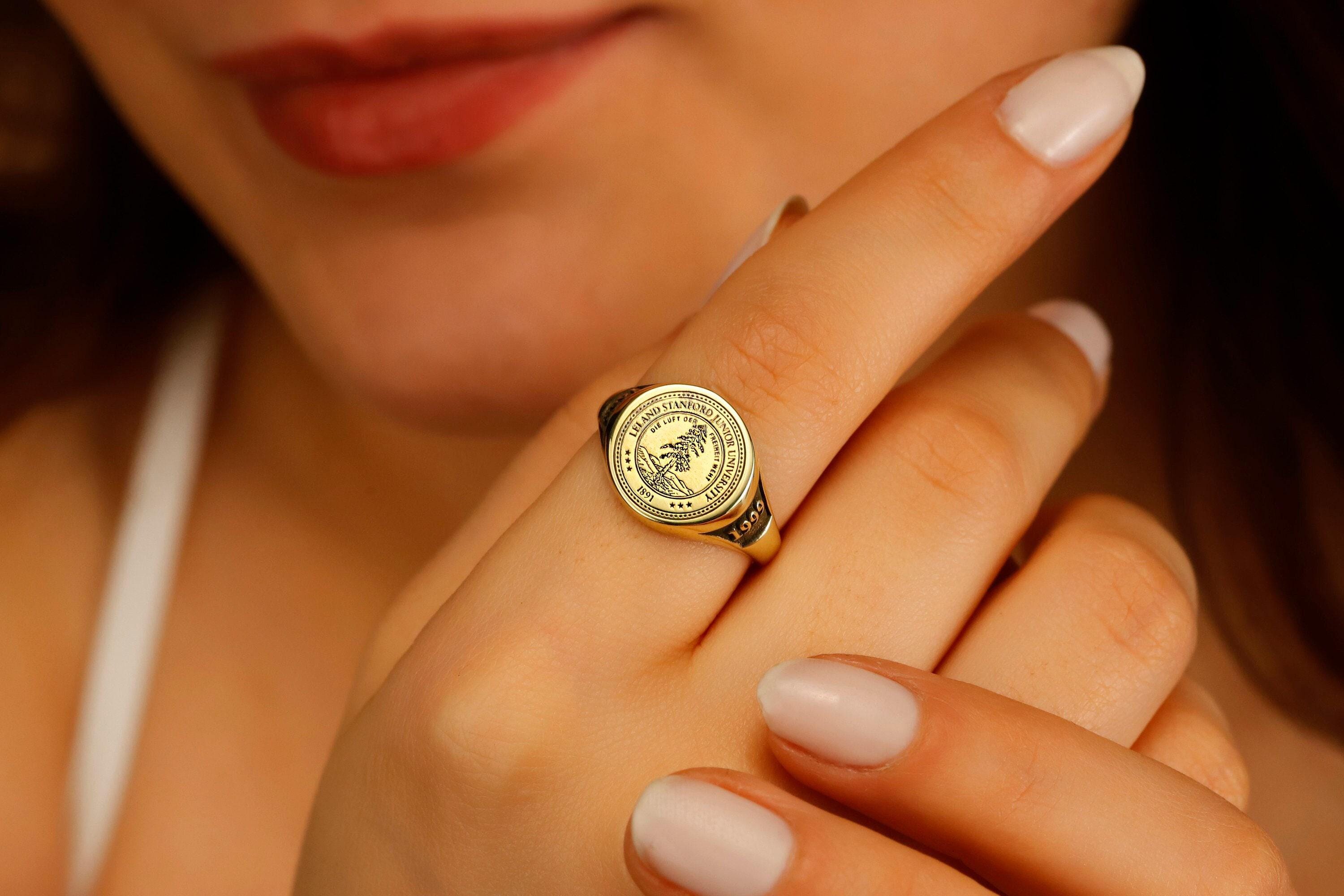 UCLA University of California Los Angeles Emblem Signet Ring
