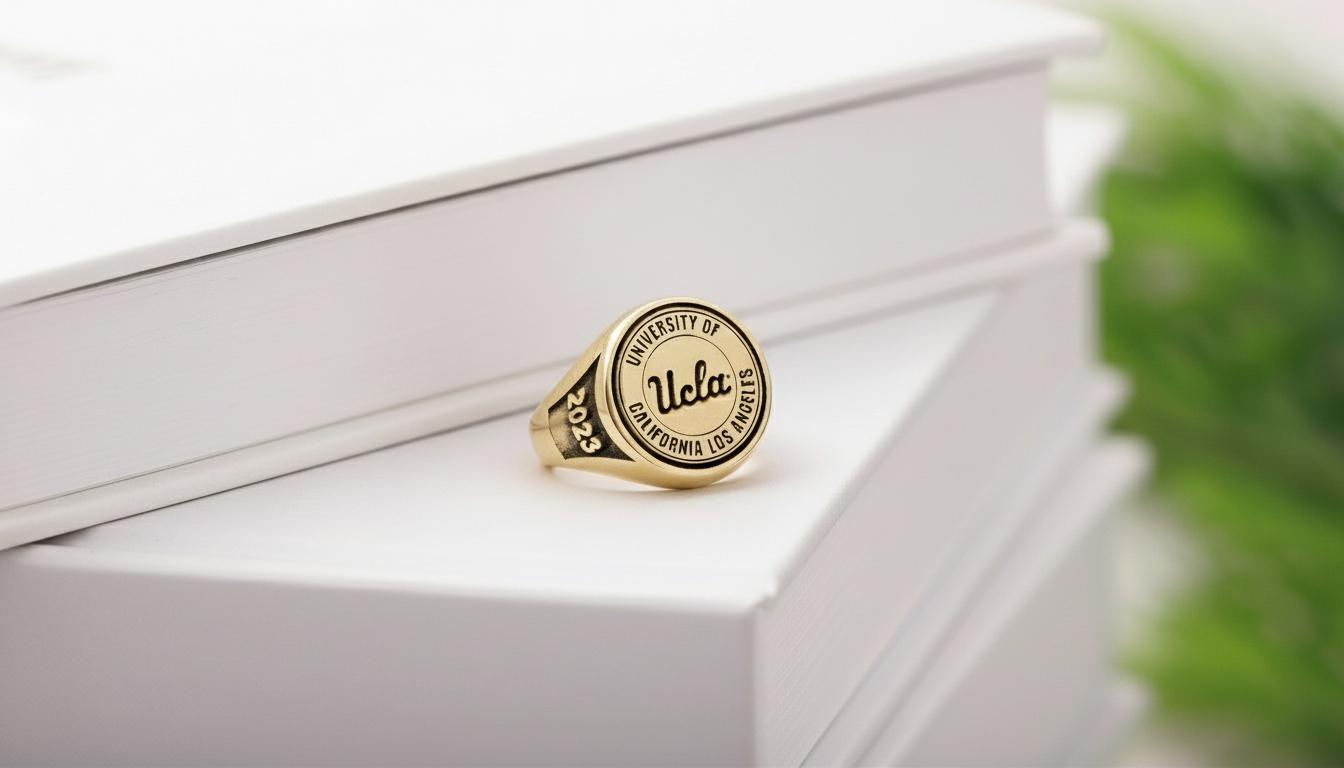 UCLA University of California Los Angeles Emblem Signet Ring
