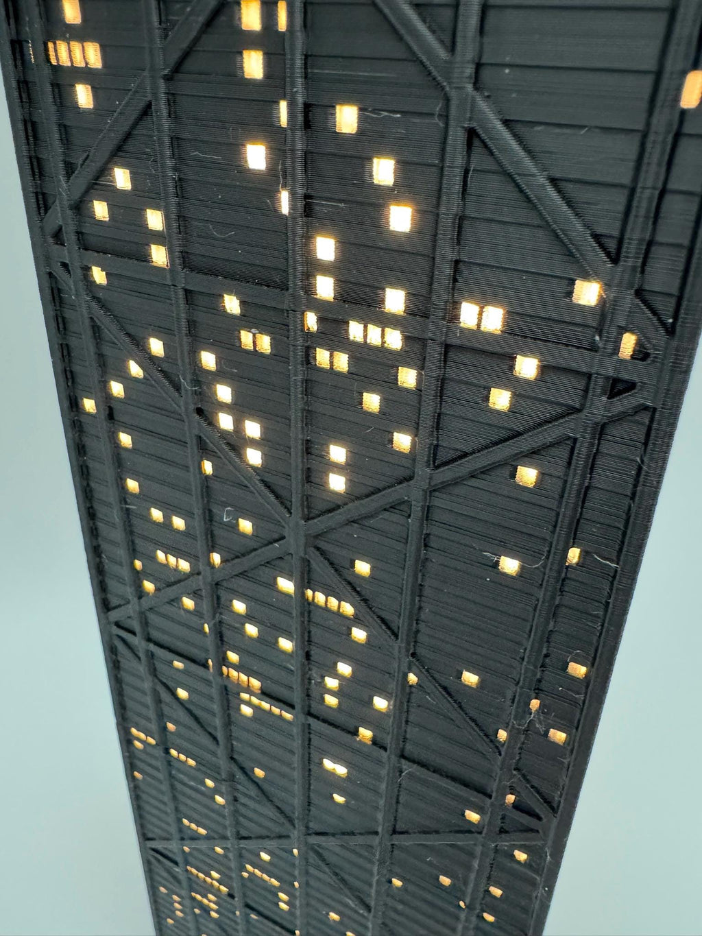 StarsoftheCity John Hancock Center Light Up Model 3D Printed Desk Lamp