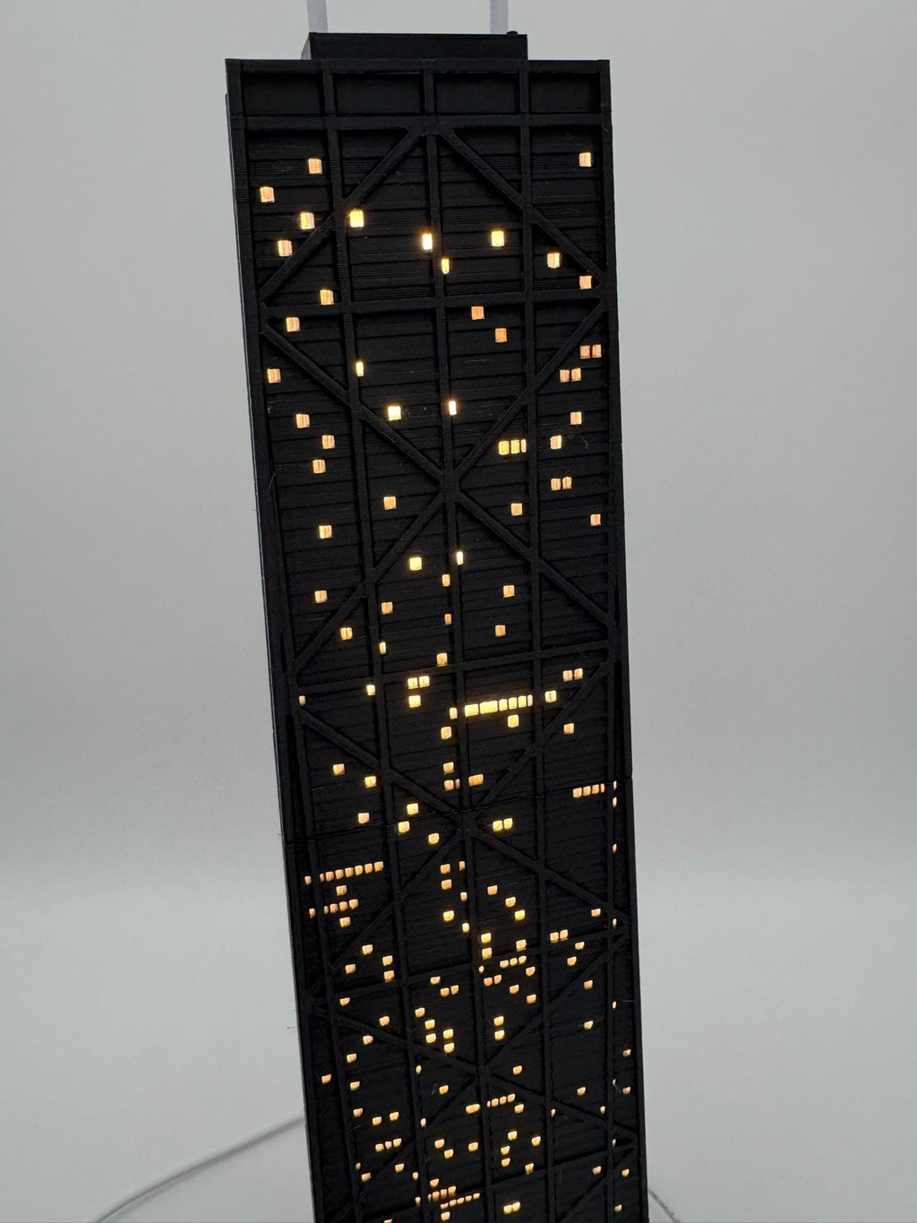 StarsoftheCity John Hancock Center Light Up Model 3D Printed Desk Lamp