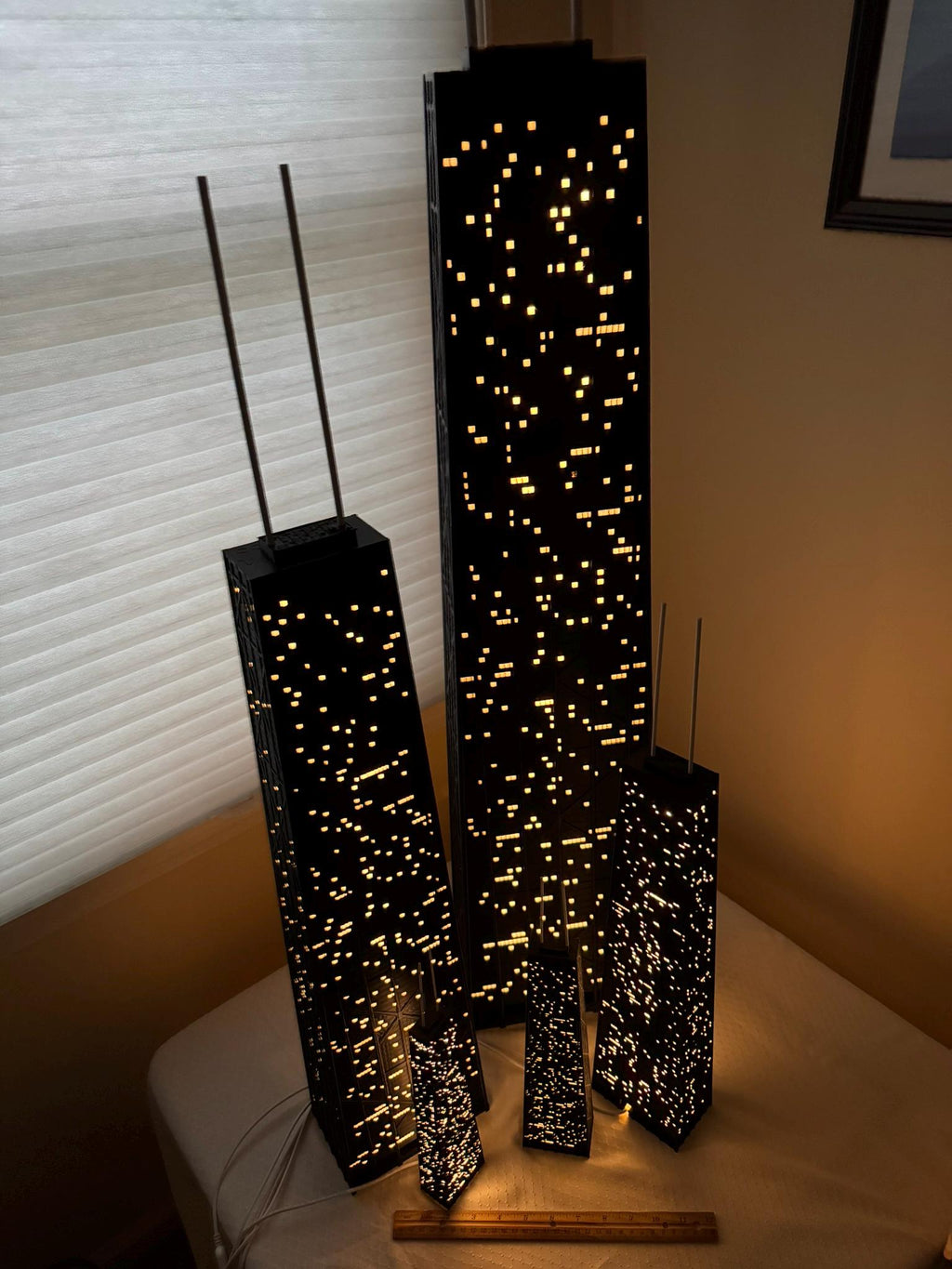 StarsoftheCity John Hancock Center Light Up Model 3D Printed Desk Lamp