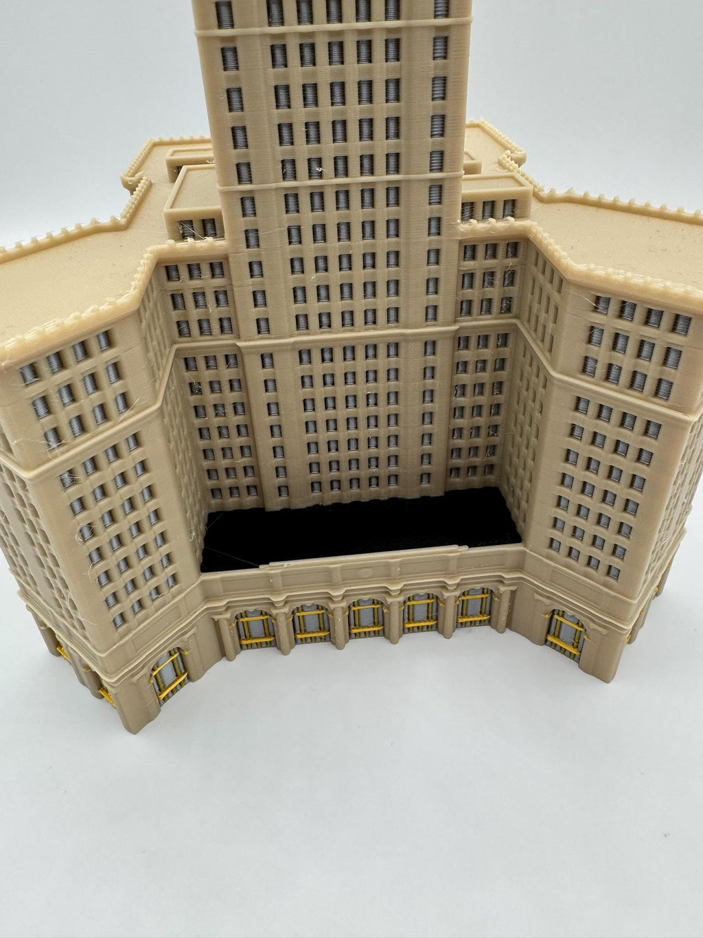 StarsoftheCity Terminal Tower 3D Printed Full Color Model 1:1000 Scale 8.25in
