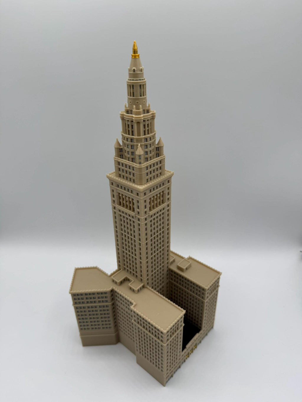 StarsoftheCity Terminal Tower 3D Printed Full Color Model 1:1000 Scale 8.25in