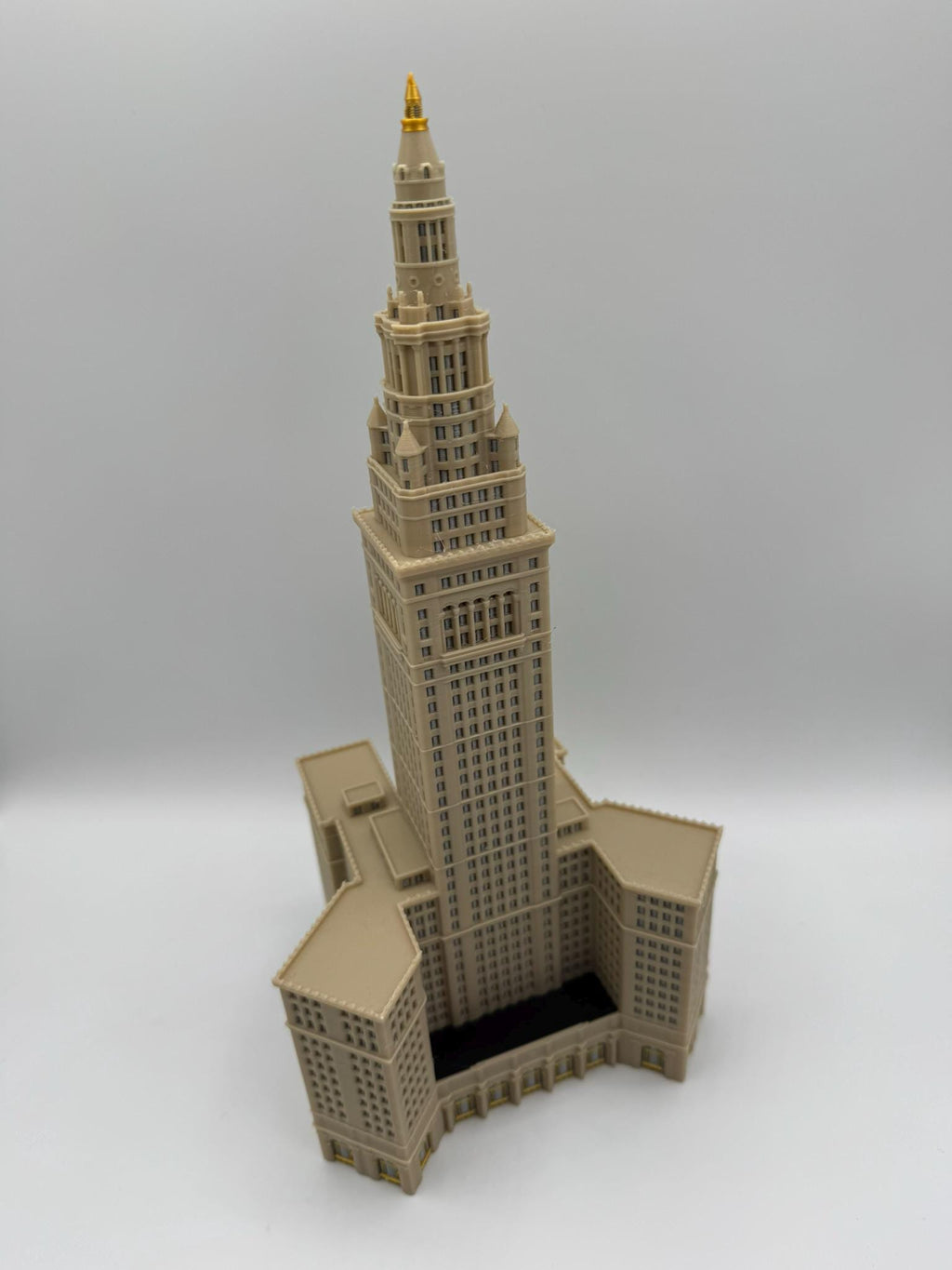StarsoftheCity Terminal Tower 3D Printed Full Color Model 1:1000 Scale 8.25in
