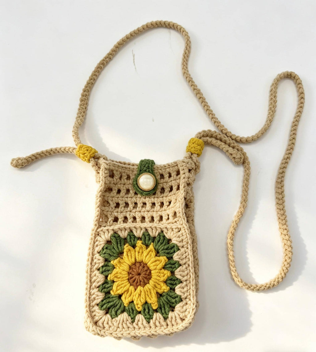 Handmade Crochet Wall Hanging Holder