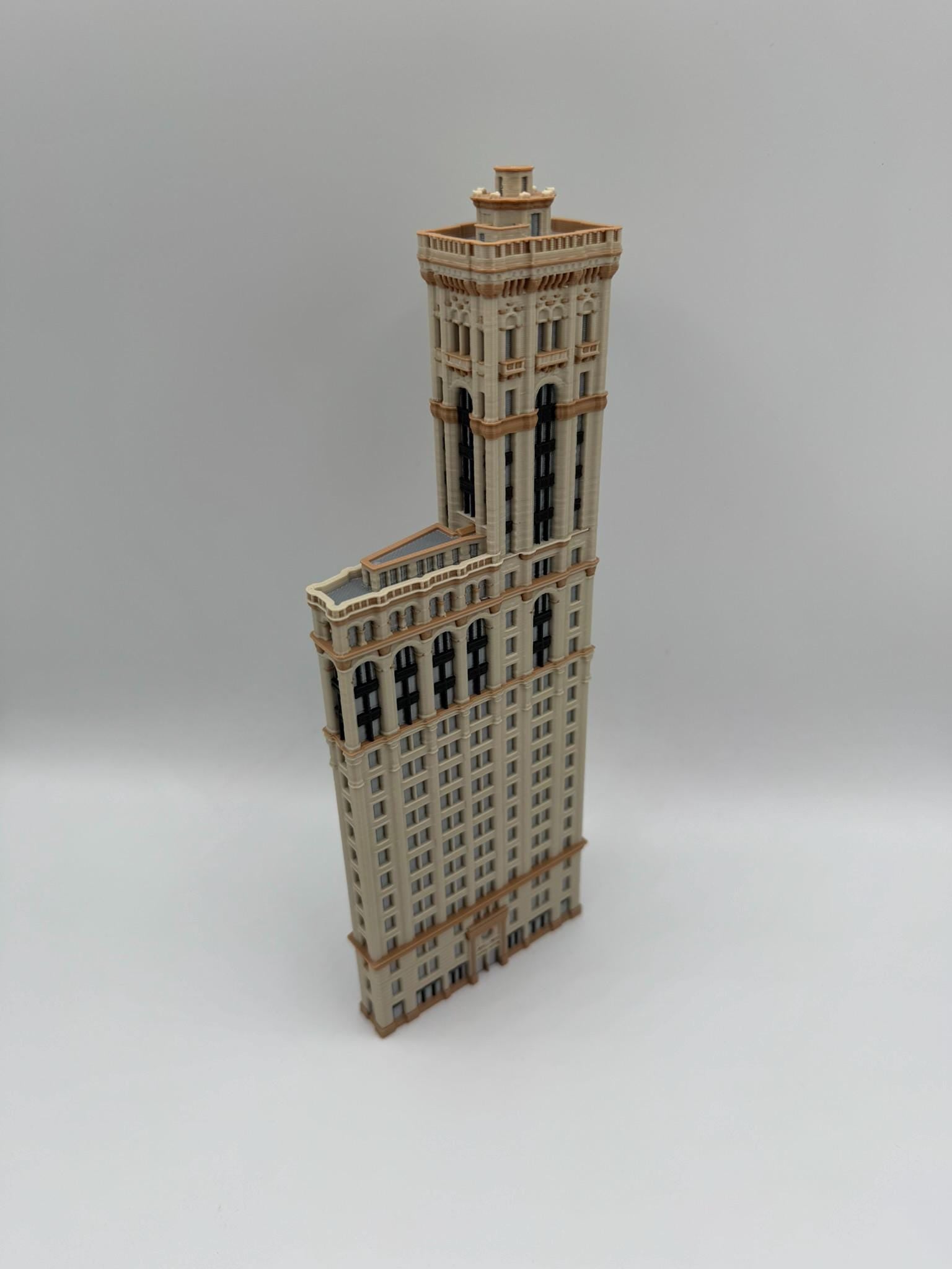 StarsoftheCity One Times Square Model 3D Printed Full Color Sculpture