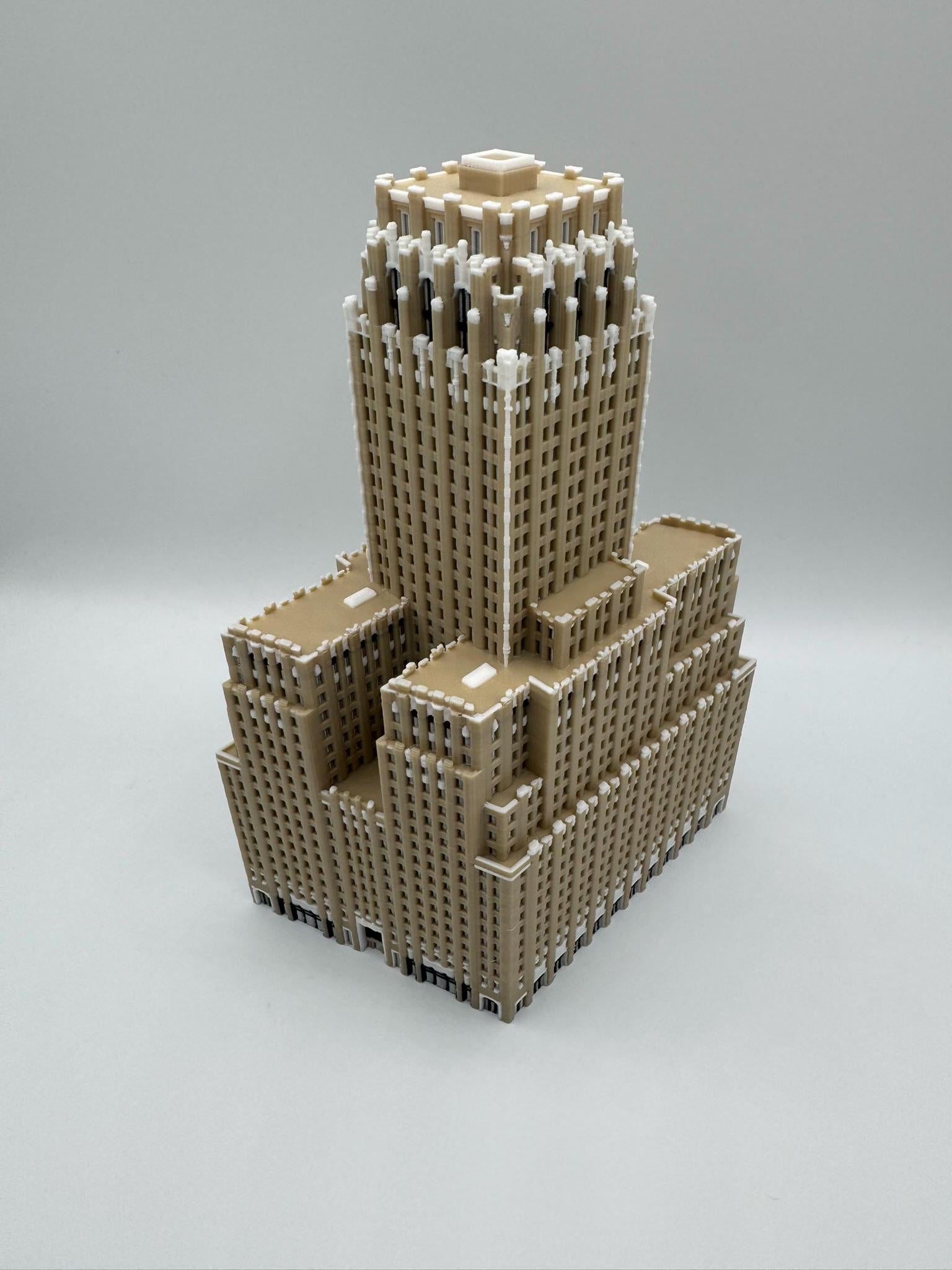 StarsoftheCity Barclay-Vesey Building Model 3D Printed Full Color Skyscraper Statue