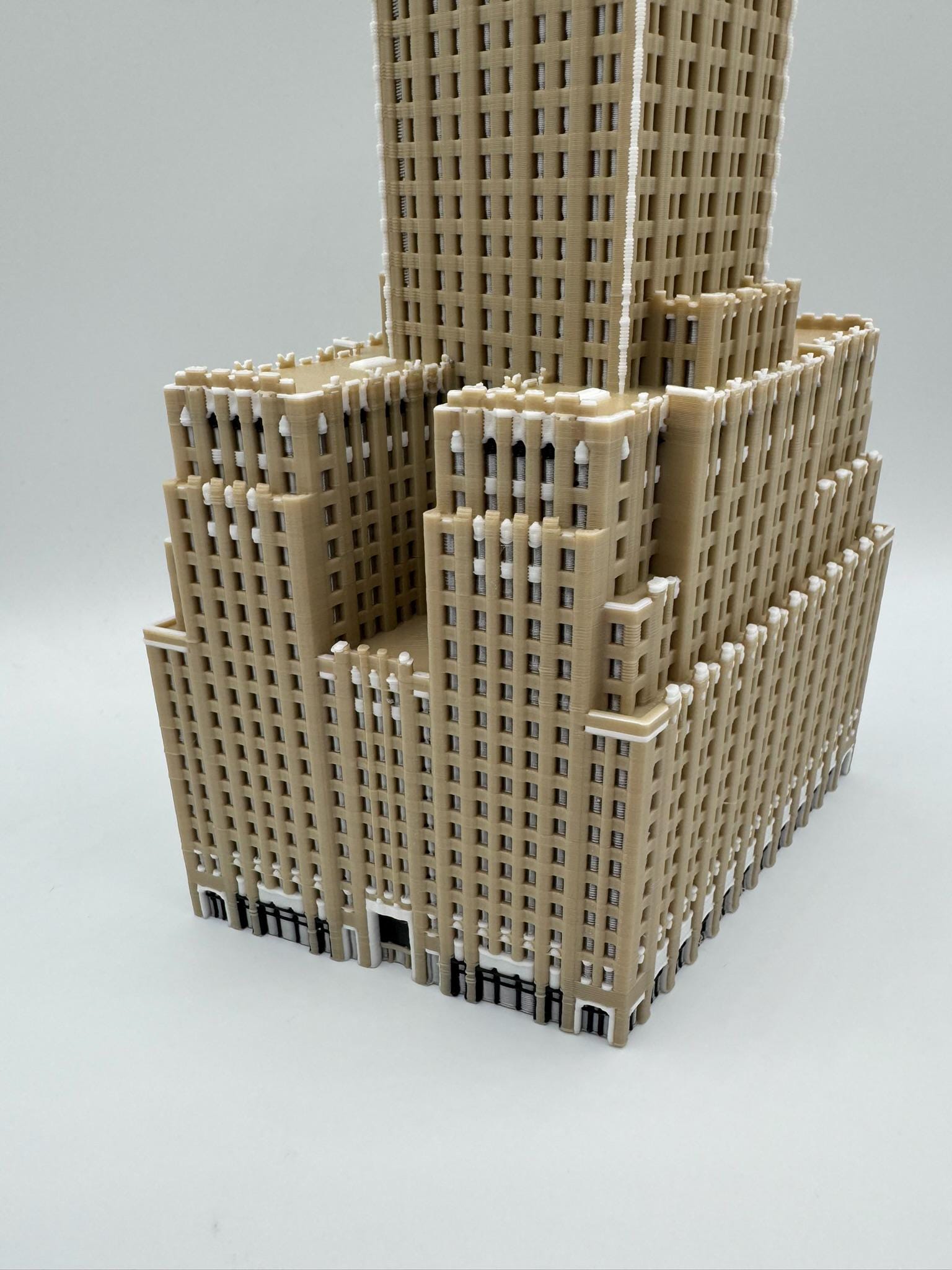 StarsoftheCity Barclay-Vesey Building Model 3D Printed Full Color Skyscraper Statue