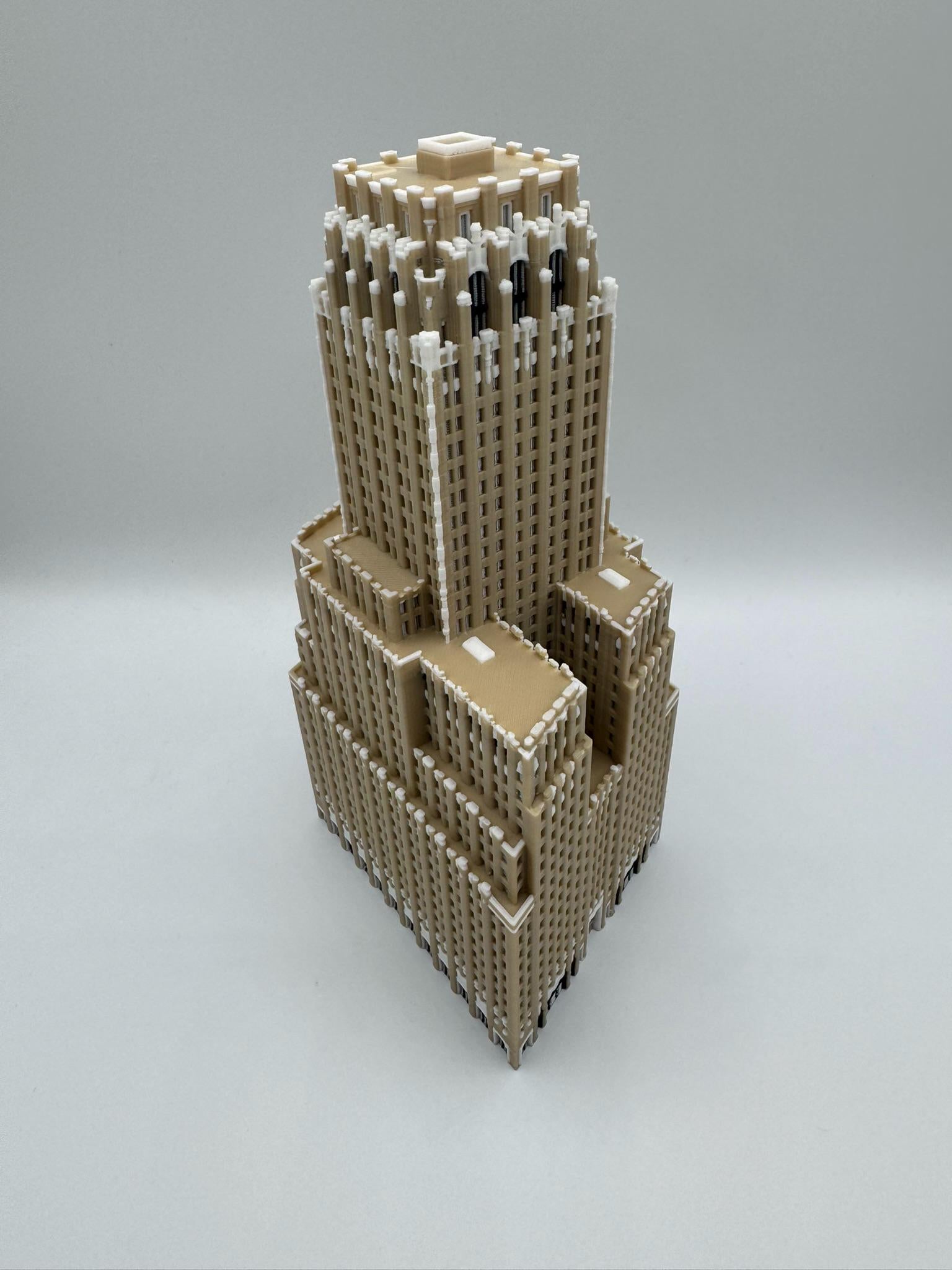 StarsoftheCity Barclay-Vesey Building Model 3D Printed Full Color Skyscraper Statue