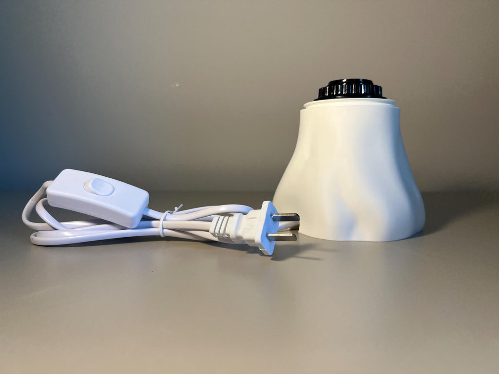 Boston Homestudio 12 Inch Mushroom Table Lamp E26 Bulb Included White