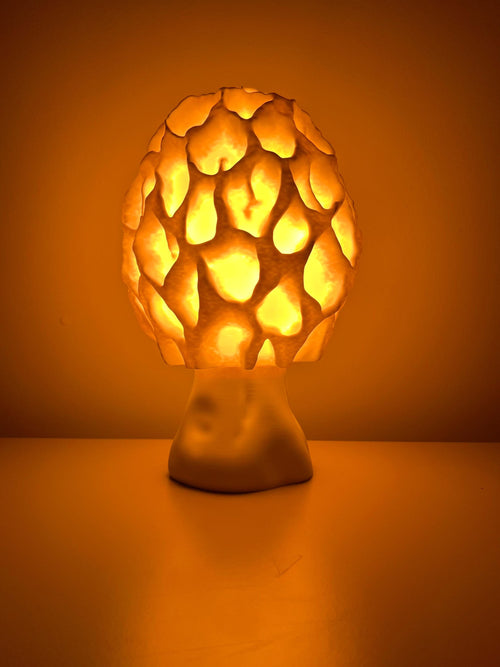 Boston Homestudio 12 Inch Mushroom Table Lamp E26 Bulb Included White