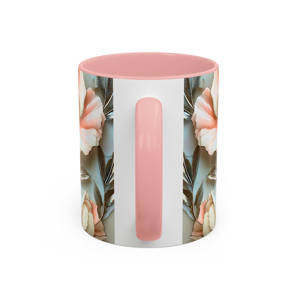 LELORESTORE Floral Stained Glass Style Nana Mug Ceramic Coffee Cup