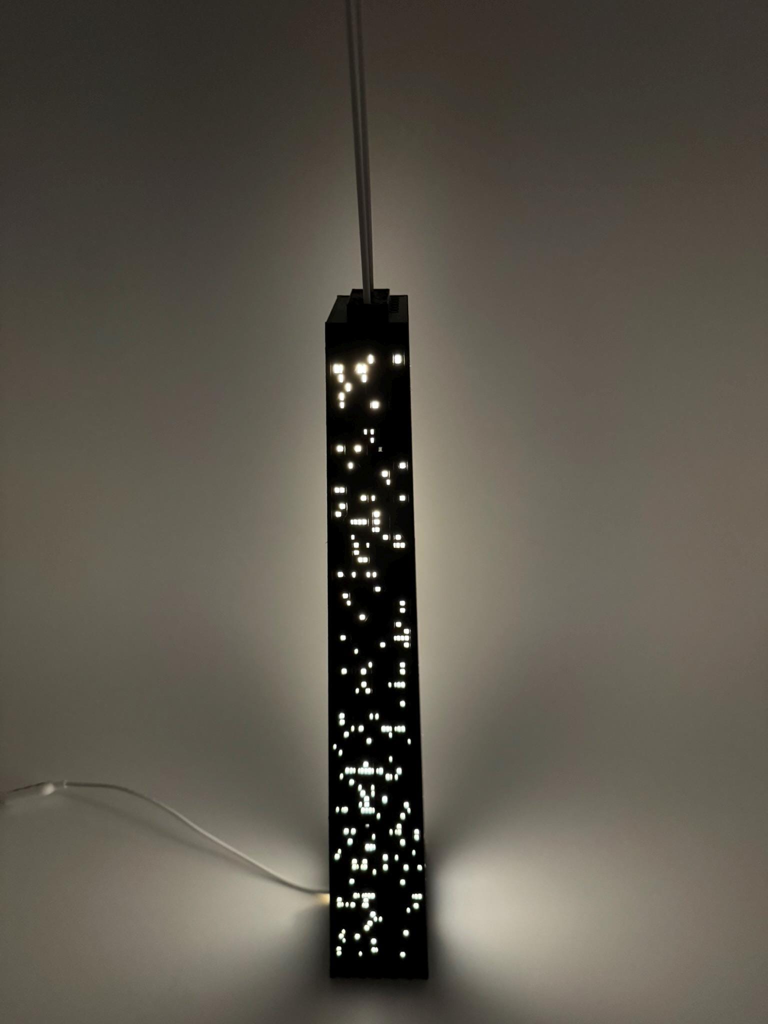 StarsoftheCity John Hancock Center Light Up 3D Printed Model Black