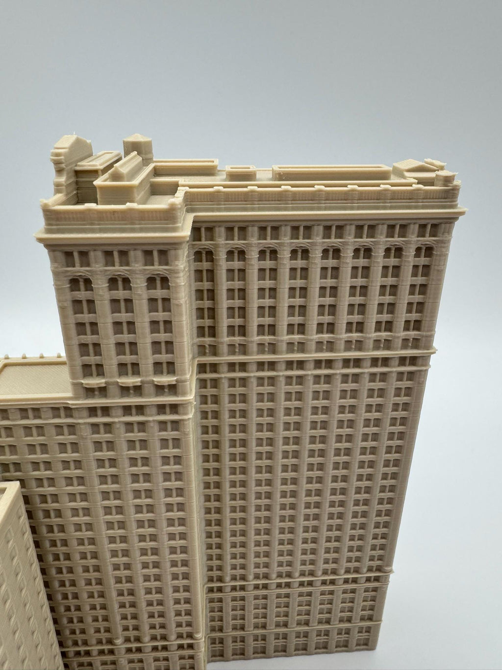 StarsoftheCity Whitehall Building Model 3D Printed Beige