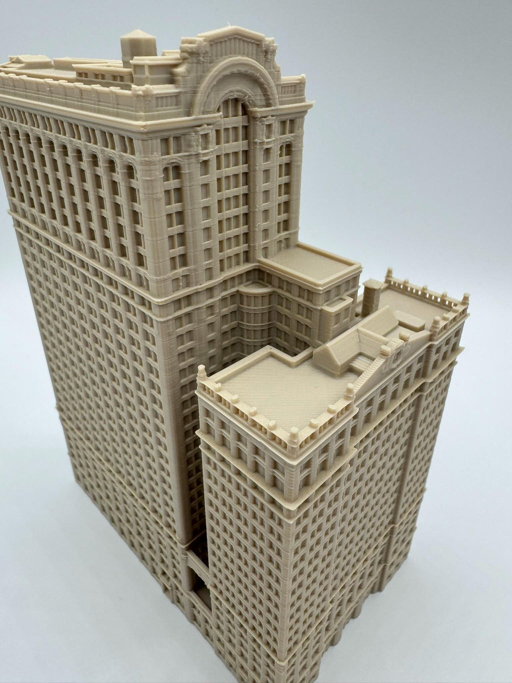 StarsoftheCity Whitehall Building Model 3D Printed Beige