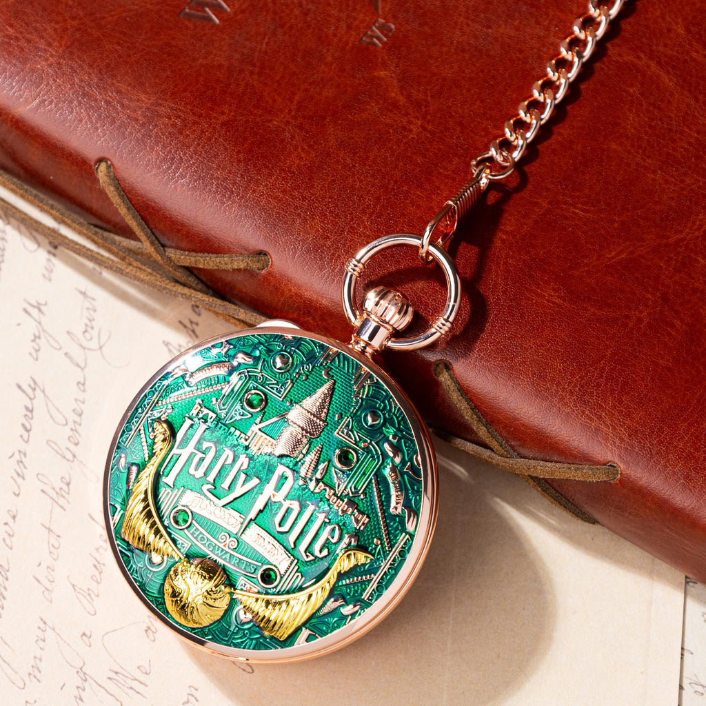 Oryeia Harry Potter Musical Pocket Watch Custom Photo Engraved Keepsake