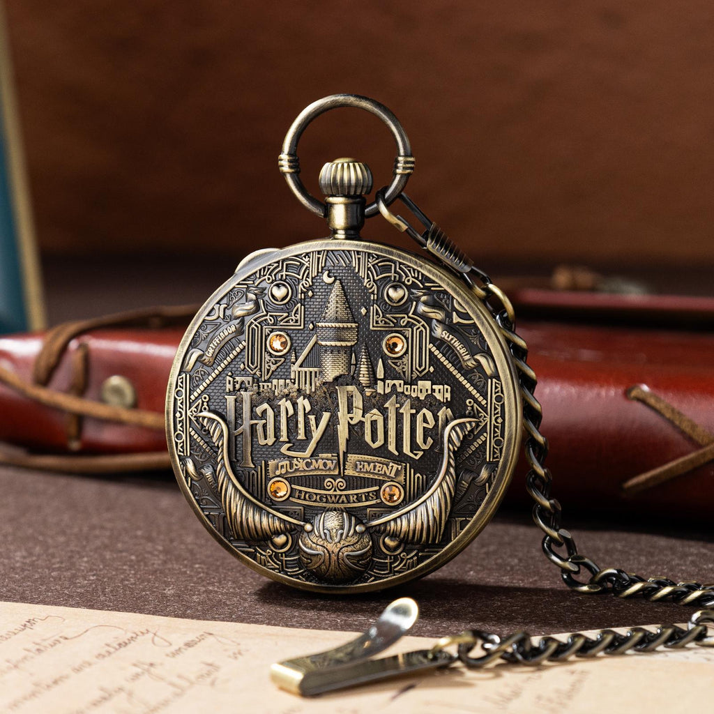 Oryeia Harry Potter Musical Pocket Watch Custom Photo Engraved Keepsake