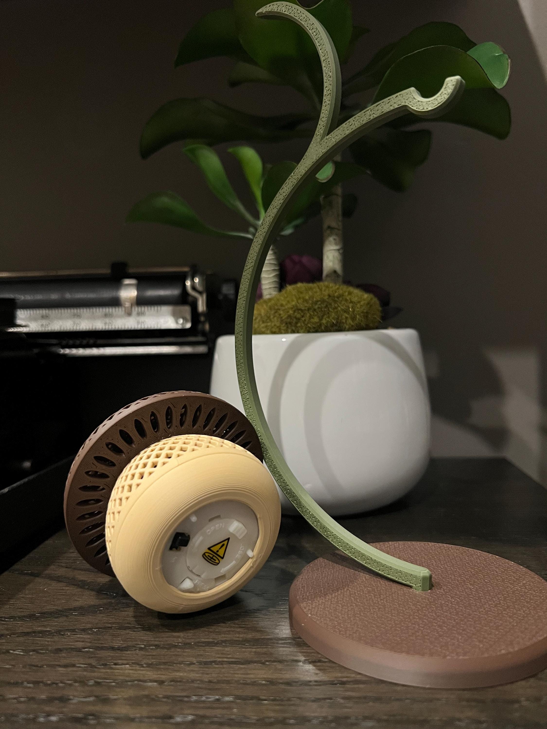 bostonhomestudio Mushroom Tealight Lamp Lattice Design Candleholder Cream